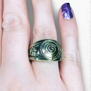 630u. Bronze Ring Size 7.25